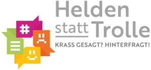 Logo des Projekts Helden statt Trolle